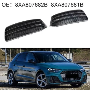 For A1 2016-2019 Fog Light Grille A1 Fog Lights Black Color Carbon Fiber - Picture 1 of 9