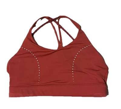 Sujetador deportivo Zyia Active para mujer ligero N ajustado con tiras naranja leopardo talla XXXL Foto 1 de 4