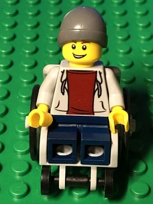 LEGO CITY Minifigure In Wheelchair (from  60134) - Image 1 of 4