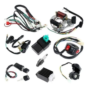 Complete Stator Wiring Harness CDI Ignition Coil Solenoid Set for ATV Electric - Picture 1 of 5