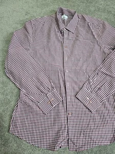 Saba mens button up shirt size XL check long sleeve - EUC - 100% cotton - Picture 1 of 8