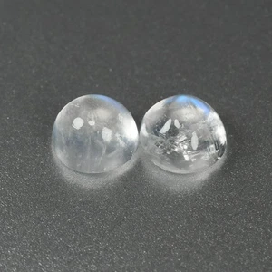 1,63 quilates [2 piezas par perfecto] redondo 6,1 mm 100 % natural azul intermitente PIEDRA LUNAR - Imagen 1 de 5