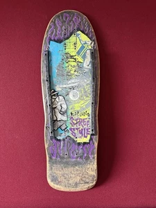 80s Vintage Blockhead Grump Skateboard Deck Old School Rare OG Santa Cruz - Picture 1 of 2