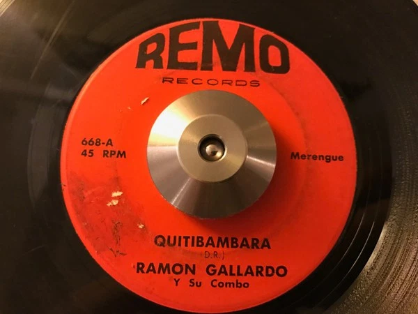 Ramon Gallardo Y Su Combo - Quitibambara / El Negro Feliz (7") (Very Good Plus ( Foto 1 de 1