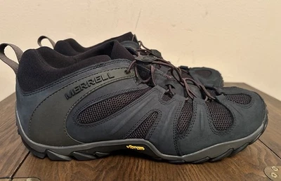 Zapato de Senderismo Merrell Chameleon 8 Elastizado Impermeable Para Hombre Negro/Verde Talla 12 Foto 1 de 4