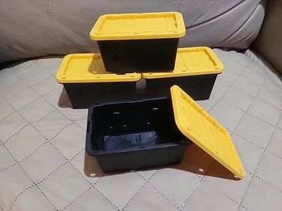 Set Of 4 Lowe’s Teeny Tote Tiktok Viral Mini Plastic Storage Totes New 2025 - Image 1 of 4