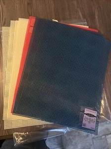 10 YARNOLOGY Plastic Canvas Mesh Sheets Variety Pack ~ 10.5" x 13.5" - Picture 1 of 3