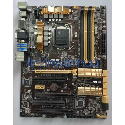 For ASUS Z87-PLUS Motherboard LGA1150 DDR3 PCI-E 3.0 8×SATAIII ATX - Image 1 of 4