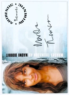 2007 Inkworks Lost Season 3 #A-29 Marsha Thomason como Naomi Dorrit cartão automático quase perfeito! - Imagem 1 de 2