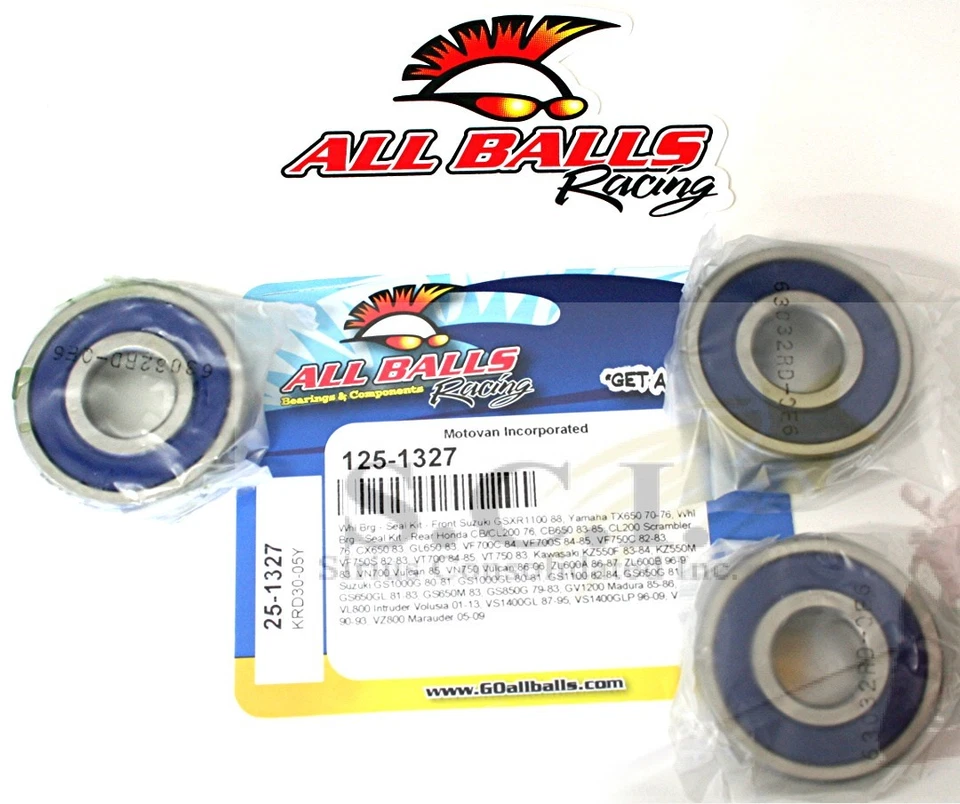 KIT DE COJINETE DE RUEDA TRASERA HONDA CB200 CB650 CX650 VF700C VF700 VF750 VF750S VT750 Foto 1 de 3