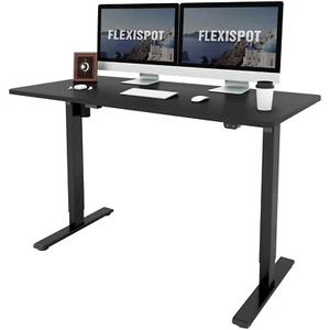 FLEXISPOT 55" x 28" Home Office Electric Height Adjustable Standing Desk Black C - Picture 1 of 4
