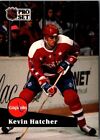 1991 Pro Set French Kevin Hatcher 249 Washington Capitals Hockey Card