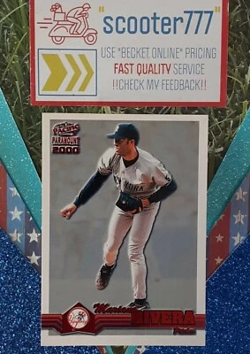 2000 Pacific PARAMOUNT~#164⭐MARIANO RIVERA⭐《 "RUBY" Red Foil 》YANKEES HOF LEGEND - Image 1 of 2