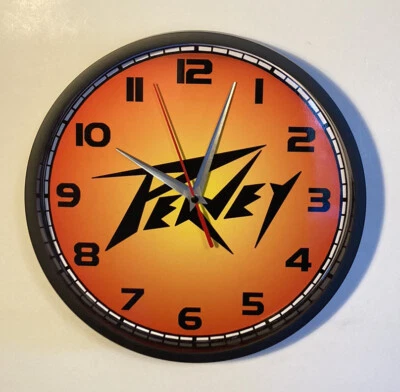 Peavey Guitars Sunburst Style Battery Operated Wall Clock - Image 1 of 2