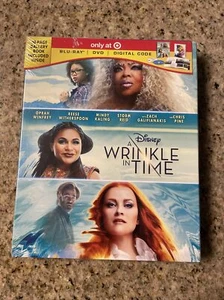 Disney's A Wrinkle in Time Blu-Ray/DVD/Digital Target Exclusive w/40 page book - Picture 1 of 1