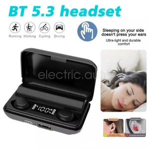 Ultra Mini Bluetooth Earphone Sleeping TWS Earbuds HIFI 6D Stereo Sound Quality - Zdjęcie 1 z 27