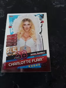 WWE SLAM ATTAX RELOADED CHARLOTTE FLAIR MIRROR FOIL NEW TOPPS - Picture 1 of 1