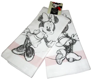 DISNEY MINNIE MOUSE ~ Juego de toallas de cocina ~ Paquete de 2 ~ 16" x 26" MINNIE MOUSE - Imagen 1 de 1