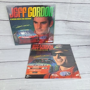 2 Vintage Jeff Gordon Wall Calendar 2000 2001 DuPont Paint Du Pont NASCAR Racing - Picture 1 of 19