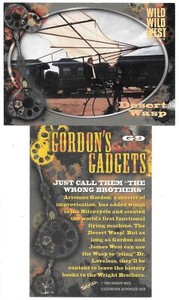 Wild Wild West The Movie Gordon's Gadgets Chase Card G9 Desert Wasp 1999 Fleer