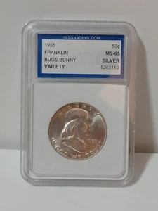 1955 Franklin Half Dollar Bugs Bunny  Variety - Picture 1 of 7