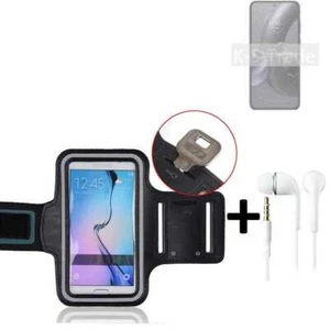 Do Motorola Edge 30 Neo neoprenowa bransoletka + SŁUCHAWKI sport jogging bieganie cas - Zdjęcie 1 z 3