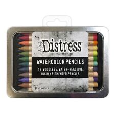 Tim Holtz Distress Watercolor Pencil 12/Pkg-Set 4