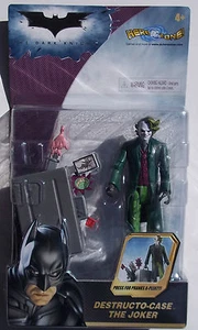 DC BATMAN IL CAVALIERE OSCURO. DESTRUCTO CASE THE JOKER ACTION FIGURE. NOC 2007 - Foto 1 di 3