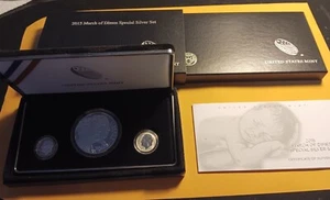 2015 March of Dimes Special Silver Proof Set: Dollar, Proof Dime, Rev Proof Dime - Picture 1 of 3