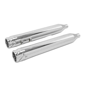 4" Slip-On Straight Mufflers Exhausts Fits For Harley Street Glide 1995-2016 - Bild 1 von 9