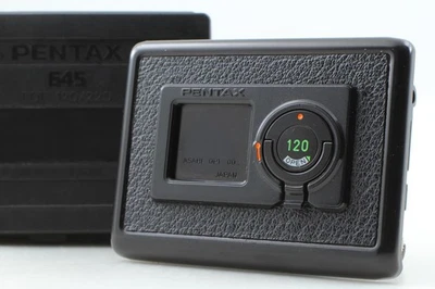 [Casi COMO NUEVO CON ESTUCHE] Soporte trasero de película PENTAX 645 120 para 645 N NII de JAPÓN Foto 1 de 4
