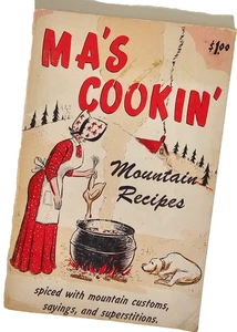 Vtg 1966 MA'S COOKIN MOUNTAIN RECIPES COOKBOOK Ozarks Cooking - Picture 1 of 1