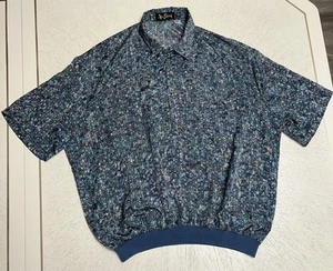 Alan Stuart Polo Shirt Men’s 2XL Short Sleeve Abstract Vintage Retro Rare - Picture 1 of 10