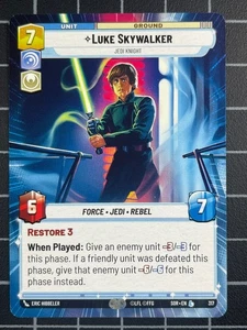 Star Wars Unlimited - Luke Skywalker Hyperspace 317 - Imagen 1 de 1