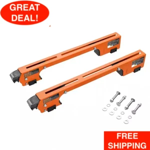 Durable RIDGID Mounting Brackets For Universal Mobile Miter Saw Stand Orange - Picture 1 of 12