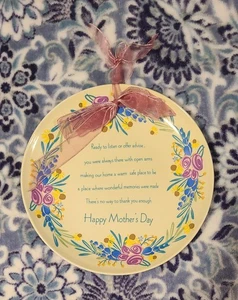 "Happy Mother's Day" Plate Pre-Owned In Nice Condition - Picture 1 of 6
