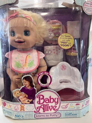 Baby Alive Learns to Potty Blonde - NEVER OPENED - Image 1 of 4