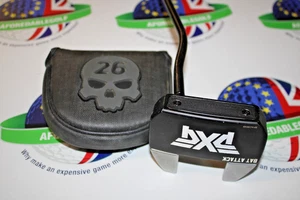 Used PXG Left Hand Bat Attack 34.5" Putter & Headcover Fitted With New Grip - Picture 1 of 6