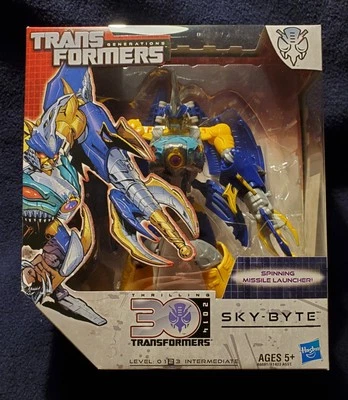 Transformers Generations SKY-BYTE Predacon Thrilling 30th Anniv.  2014 NEW! - Image 1 of 4