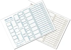 Family Tree Chart - Six Generation A3 (pack of 4) - Picture 1 of 2