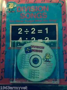 DIVISION SONGS Math Learning CD NIB HOME SCHOOL TEACHING AID  - Picture 1 of 5