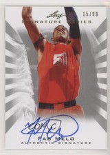 2012 Leaf Signature Series Silver /99 Fab Melo #BA-FM1 Rookie Auto RC