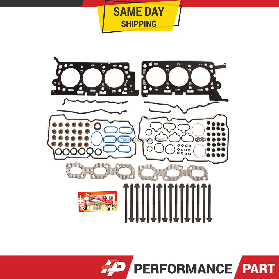 Conjunto de parafusos de junta de cabeça para 06-07 Ford Five Hundred Freestyle Mercury Montego 3.0 - Imagem 1 de 4
