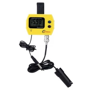 PH & Temperature Meter Water Quality Monitor Aquarium Pool Hydroponics Tester - Picture 1 of 12