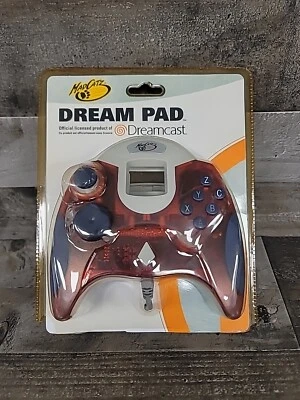 Mad Catz Official Licensed Sega Dreamcast Dream Pad Controller Red SEE PICS - Image 1 of 4