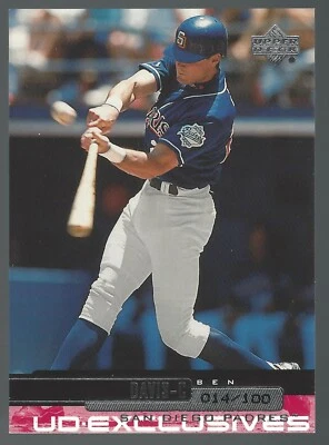 Ben Davis 2000 Upper Deck Exclusives Silver 014/100 Card# 222  - Image 1 of 4