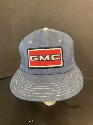 Sombrero GMC De Colección, Denim Promo Wear Ltd. Parche GMC Teulon Manitoba Canadá Retro B3 Foto 1 de 4