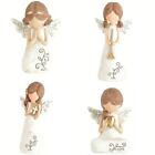 Cherubs Angel Figurines Resin Bible Sculpture Portable Praying Ornaments