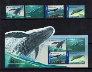 Australia: 2006, Endangered Species, Whales, MNH set + M/Sheet. - Picture 1 of 1
