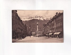 F223) INNSBRUCK Tirol - Maria Theresia Straße mit Nordkette - TOLLE DETAILS 1914 - Imagen 1 de 2